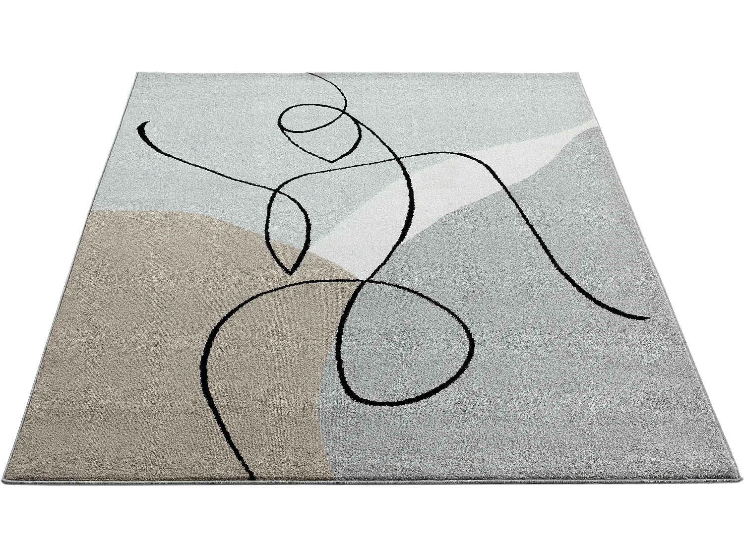 Tapis Beat Kids Design Et Doux Enfant Facile D'entretien - Gris - 120x170 cm