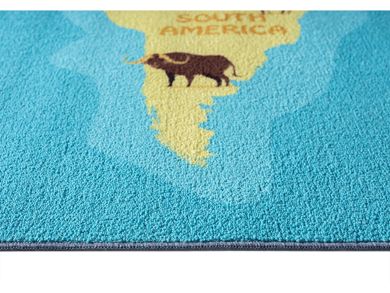 Tapis Happy Life D'apprentissage - Bleu - 160 cm Ronde