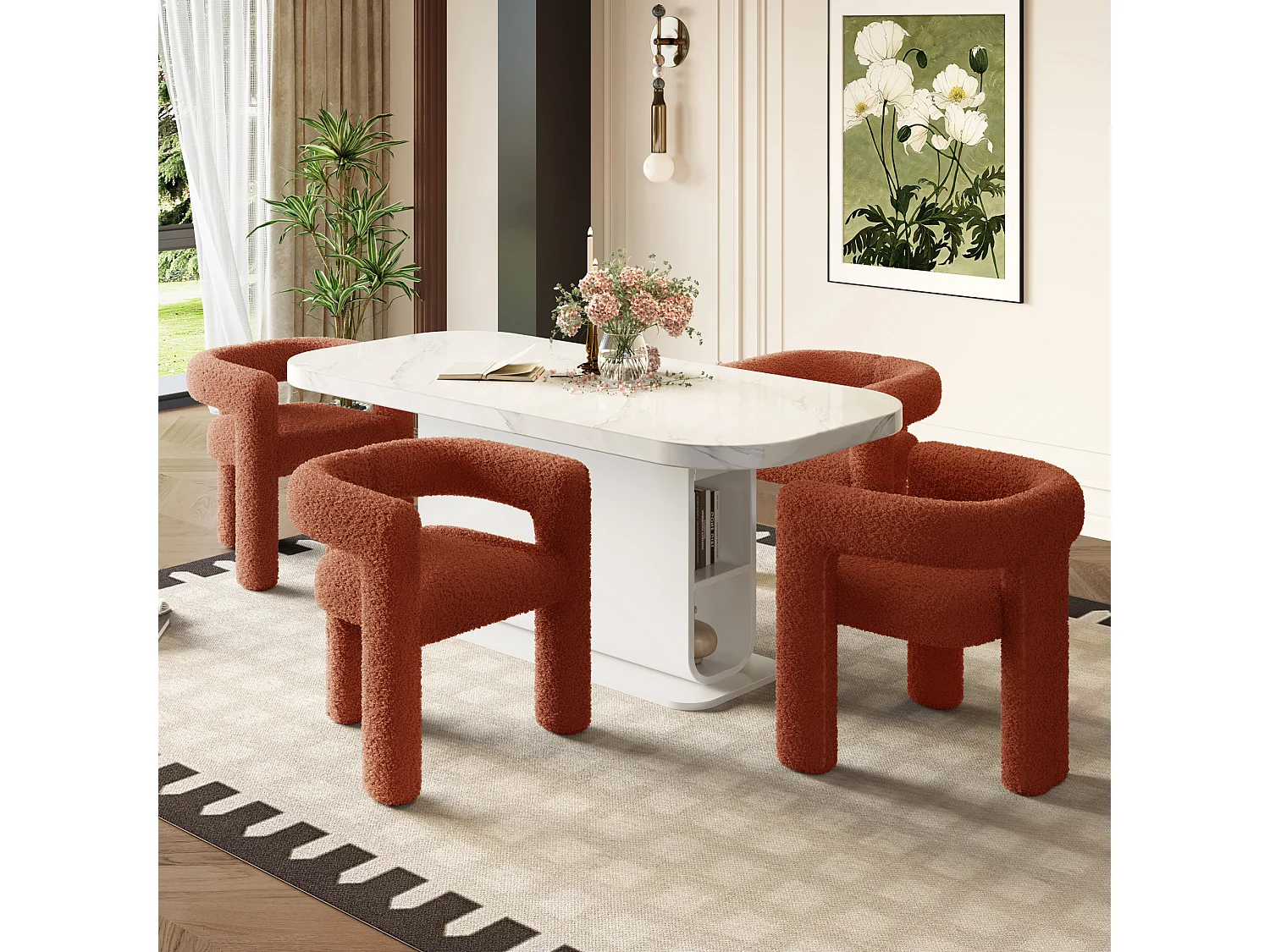 Fauteuil moderne - avec accoudoirs - peluche ours en peluche marron - pour salon et chambre