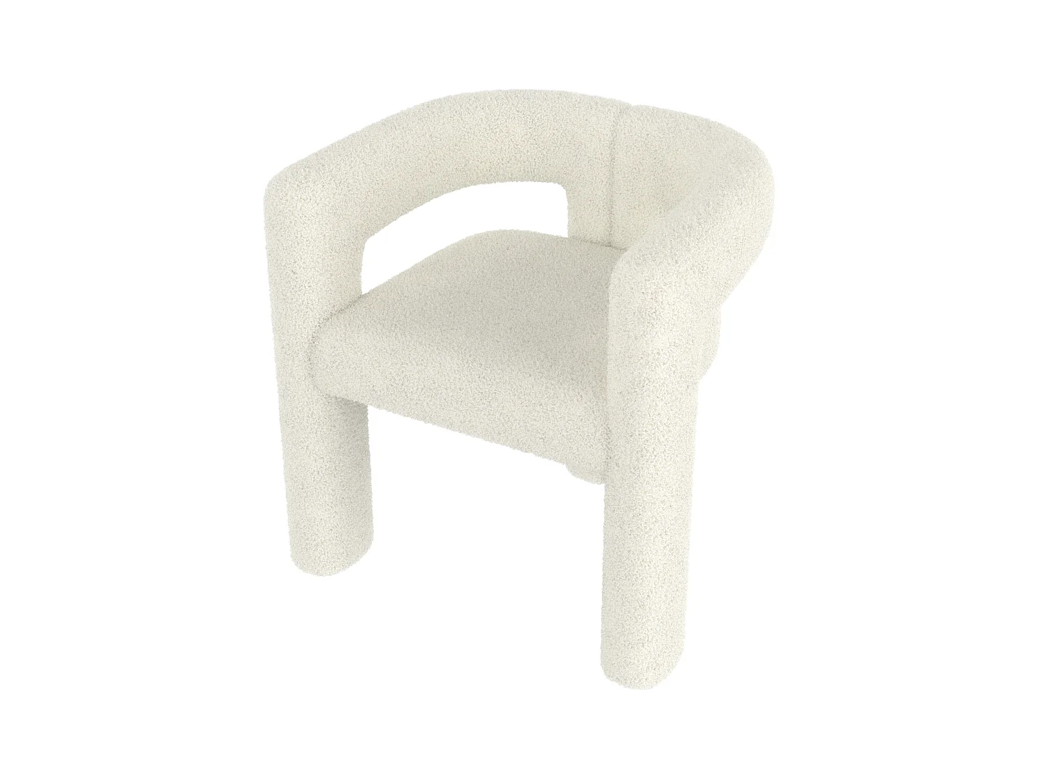 Fauteuil moderne - avec accoudoirs - peluche ours en peluche blanche - pour salon et chambre