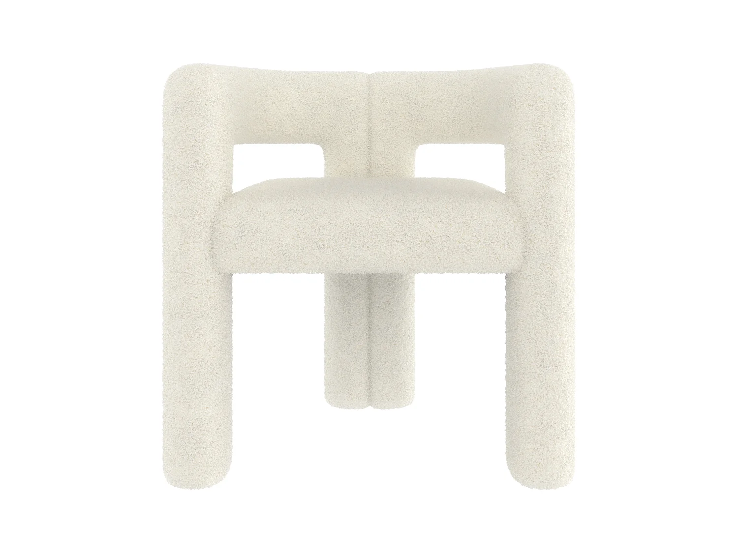 Fauteuil moderne - avec accoudoirs - peluche ours en peluche blanche - pour salon et chambre