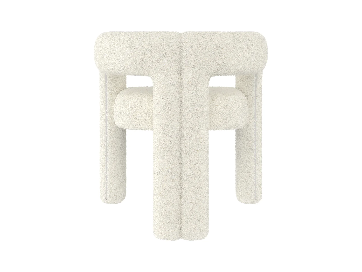 Fauteuil moderne - avec accoudoirs - peluche ours en peluche blanche - pour salon et chambre