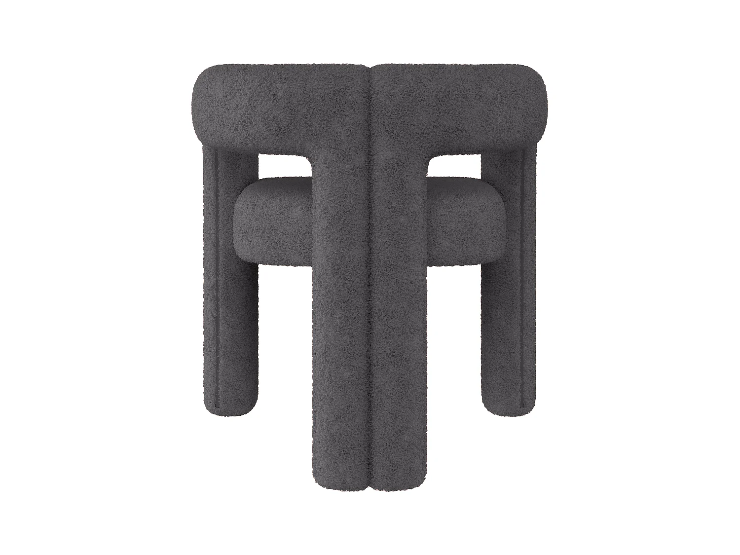 Fauteuil moderne - avec accoudoirs - peluche ours en peluche gris - pour salon et chambre