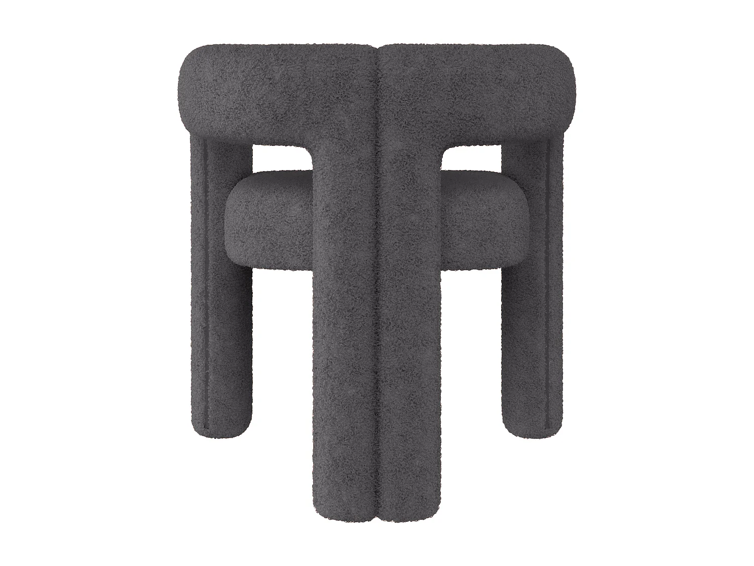 Fauteuil moderne - avec accoudoirs - peluche ours en peluche gris - pour salon et chambre