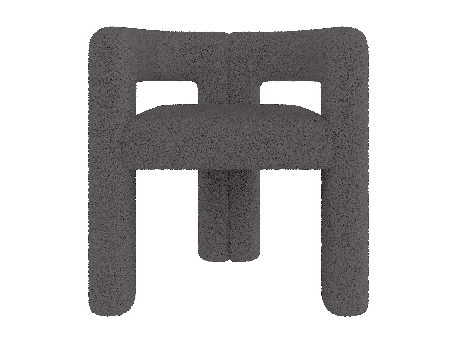 Fauteuil moderne - avec accoudoirs - peluche ours en peluche gris - pour salon et chambre