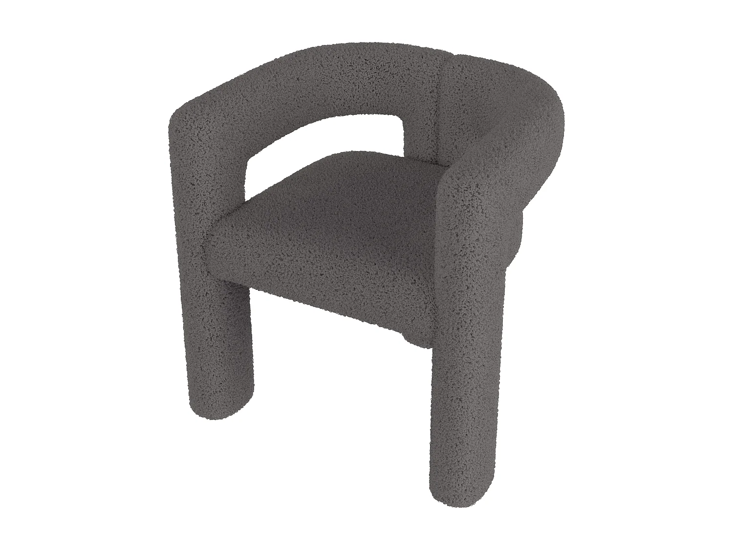 Fauteuil moderne - avec accoudoirs - peluche ours en peluche gris - pour salon et chambre