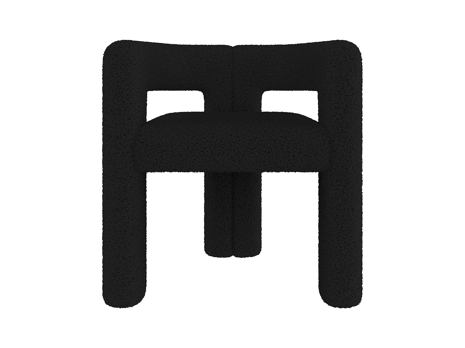 Fauteuil moderne - avec accoudoirs - peluche ours en peluche noir - pour salon et chambre