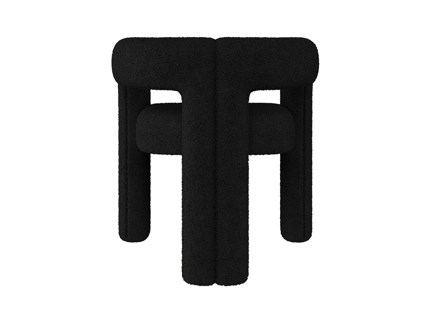 Fauteuil moderne - avec accoudoirs - peluche ours en peluche noir - pour salon et chambre