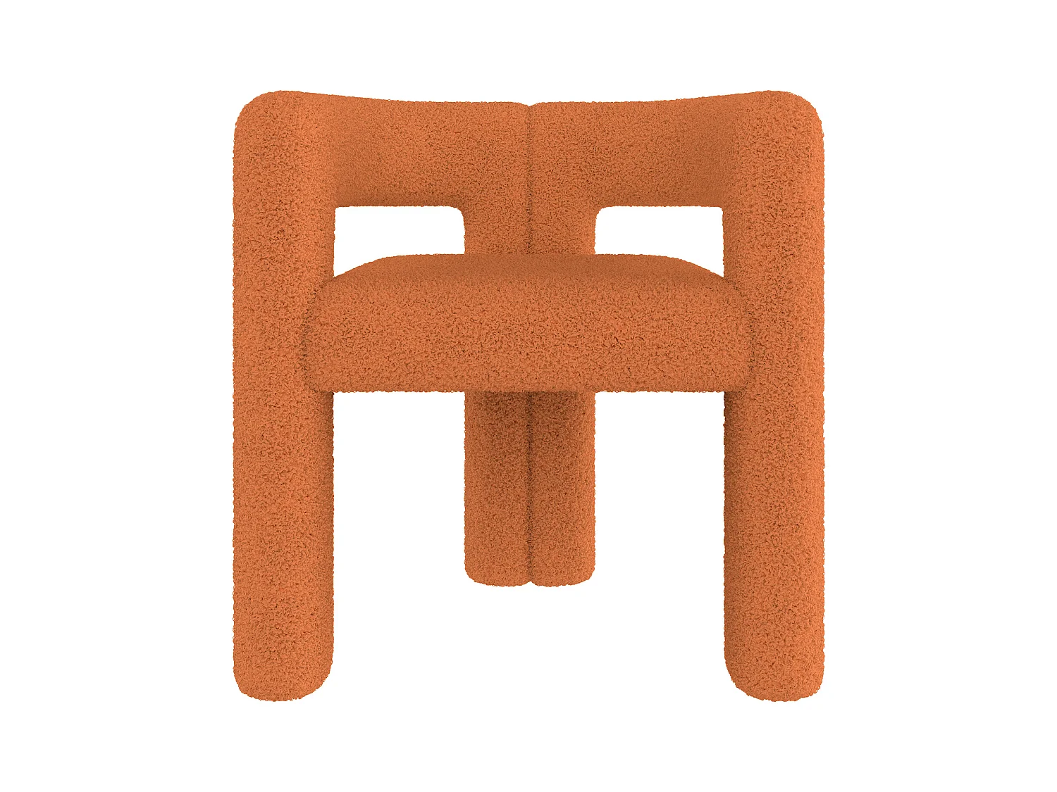 Fauteuil moderne - avec accoudoirs - peluche ours en peluche orange - pour salon et chambre