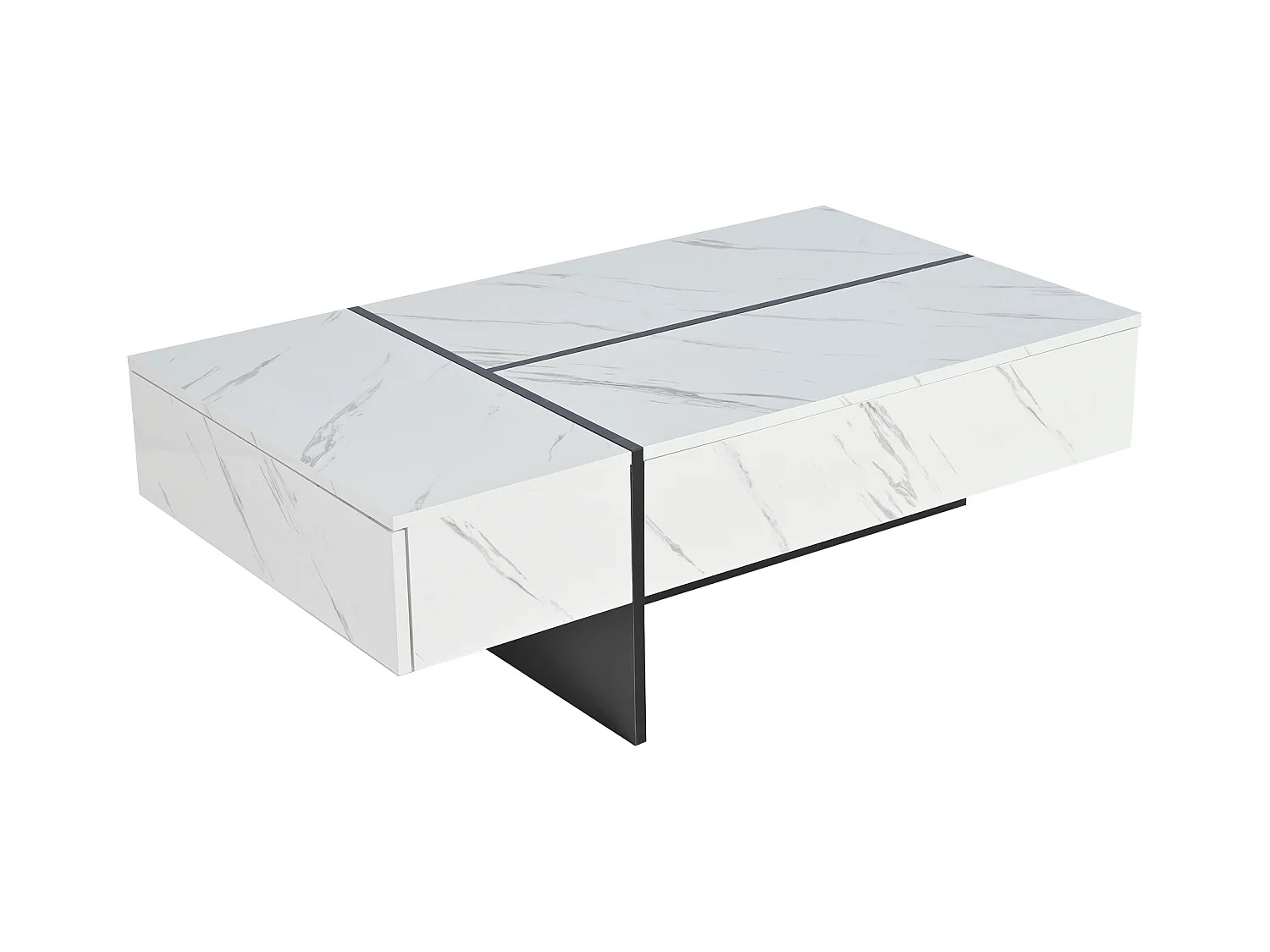 Fauteuil à bascule avec repose-pieds réglable et poches - tissu peluche gris