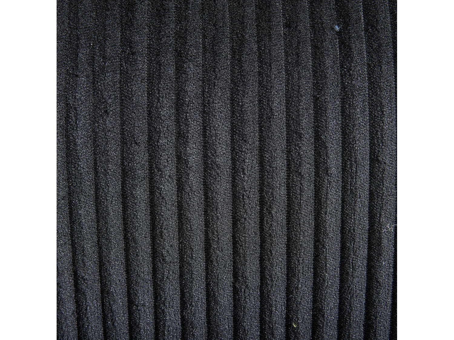 Fluwelen hoekbank - Hoekbank met LED-verlichting en 4 kussens - USB-aansluiting en armleuningen - zwart