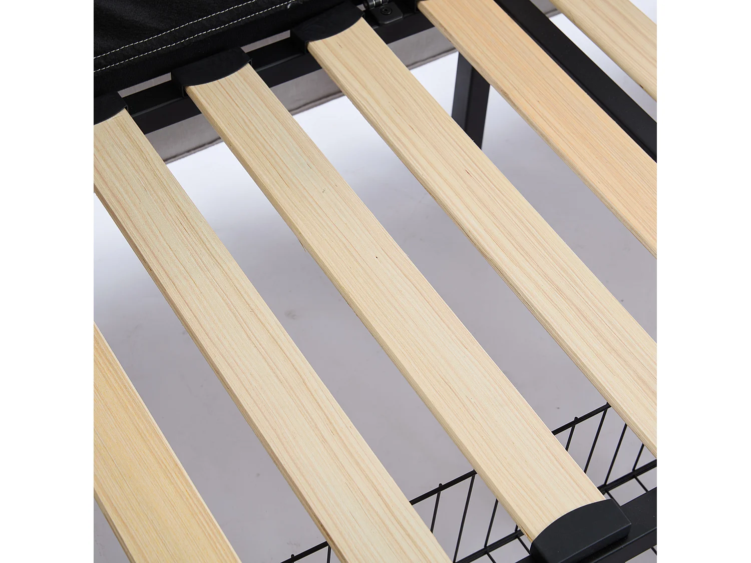 Canapé 2 places gris clair - Canapé droit avec 2 tiroirs et dossier - tissu - pour salon