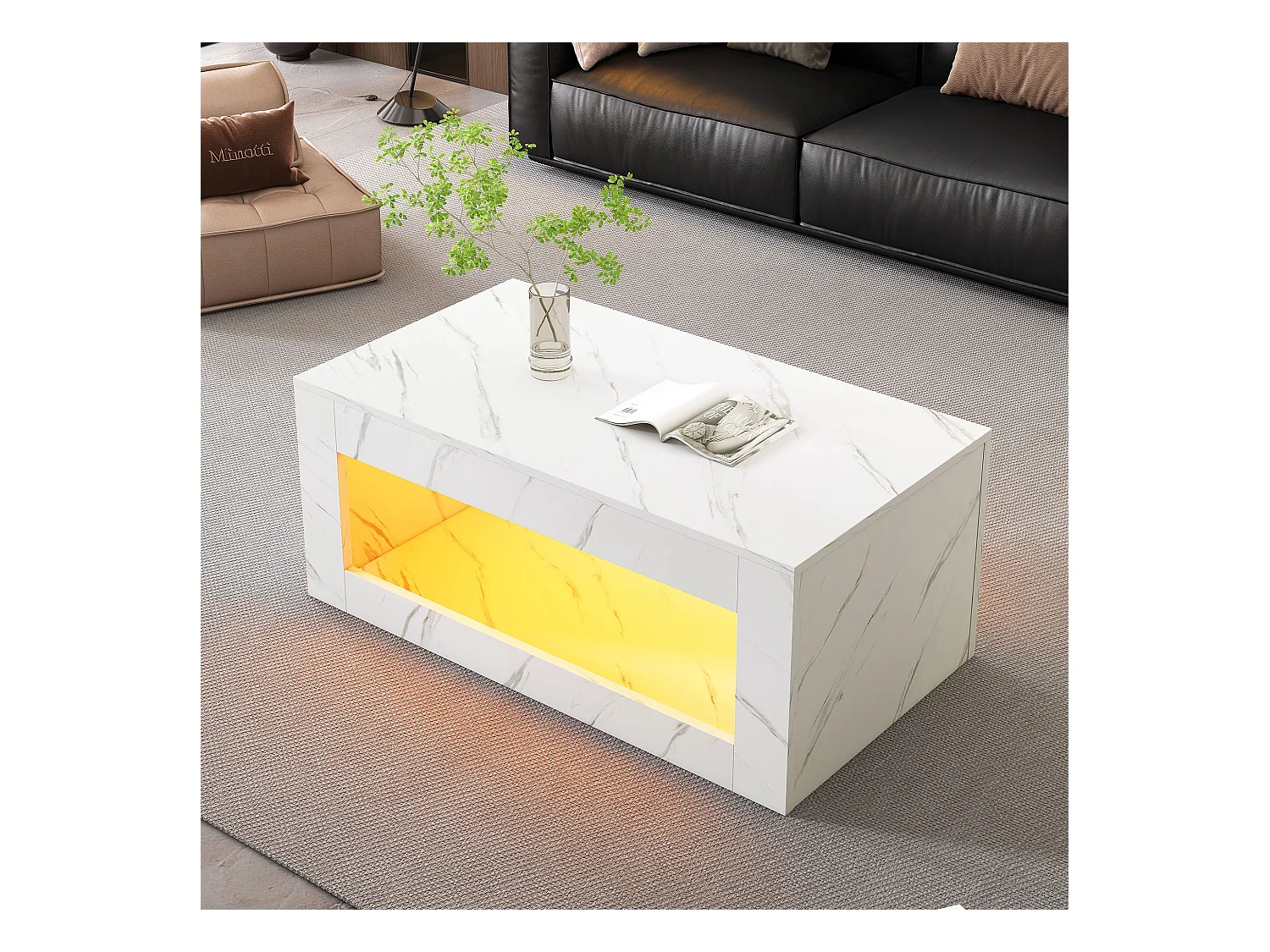 Table de chevet avec 1 tiroir - Table de chevet avec rangement - bois - pour chambre