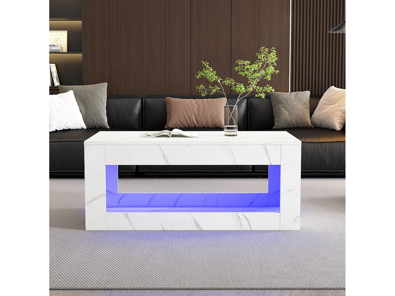 Table de chevet avec 1 tiroir - Table de chevet avec rangement - bois - pour chambre