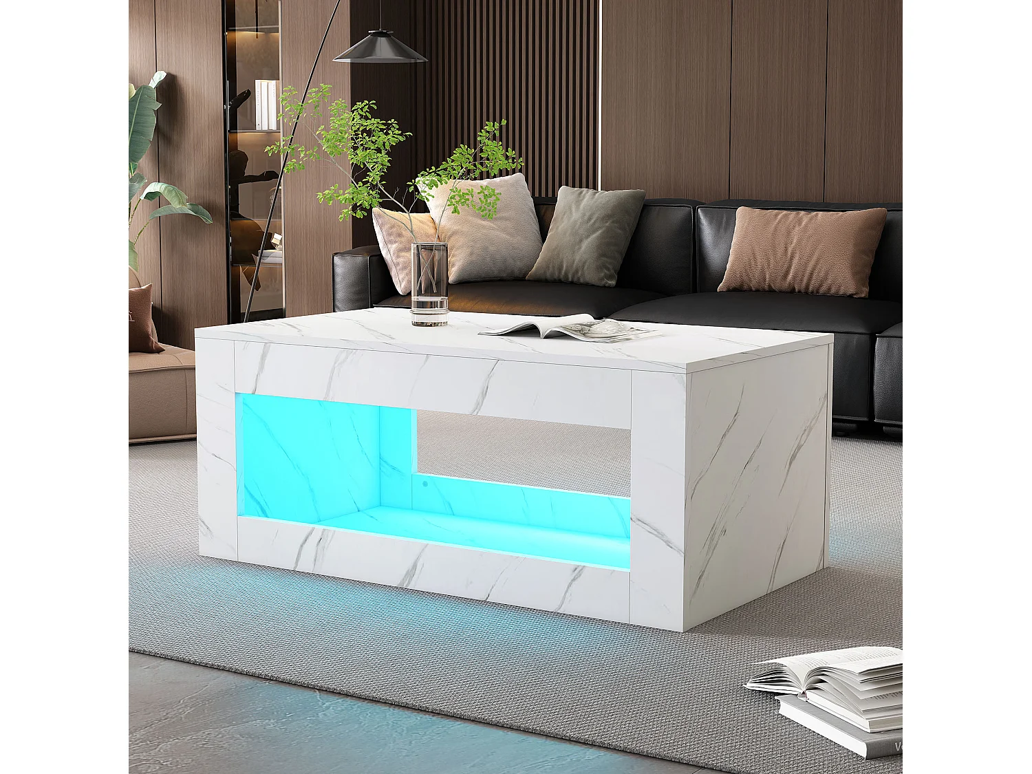 Table de chevet avec 1 tiroir - Table de chevet avec rangement - bois - pour chambre