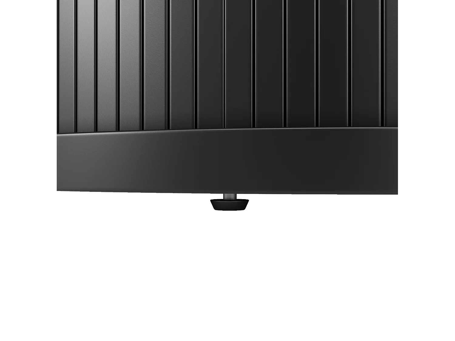 Uitschuifbare ronde eettafel - Uitschuifbare tafel met 2 deuren en 6 verstelbare poten - zwart - voor eetkamer en woonkamer