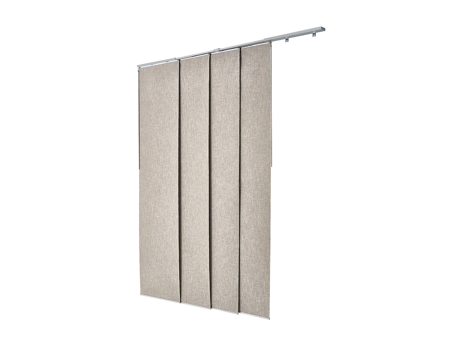 Store à Panneaux SucceBuy Verticaux sur Rail 116-218 cm de Large, Panneaux Japonais Ajustables jusqu'à 243 cm de Haut, Idéal pour Portes Coulissantes