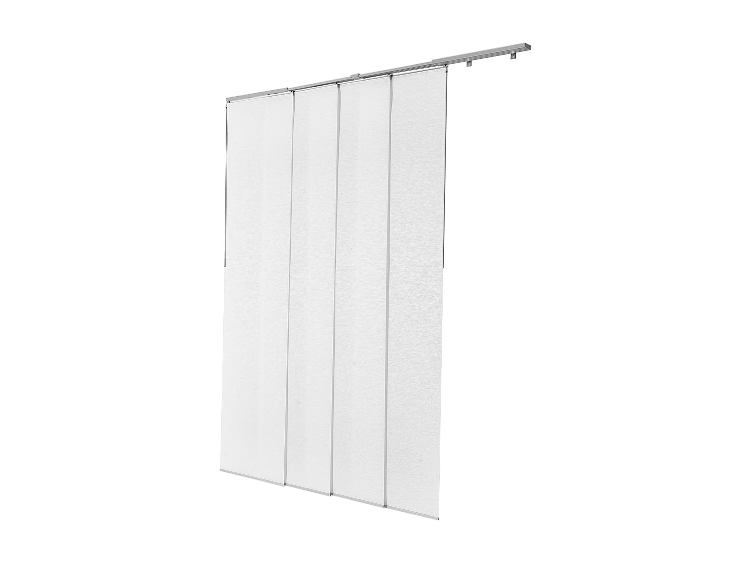 Store à Panneaux SucceBuy avec Rails Extensibles de 116 cm à 218 cm (Largeur), Rideaux Découpables Individuellement jusqu'à une Hauteur de 243 cm