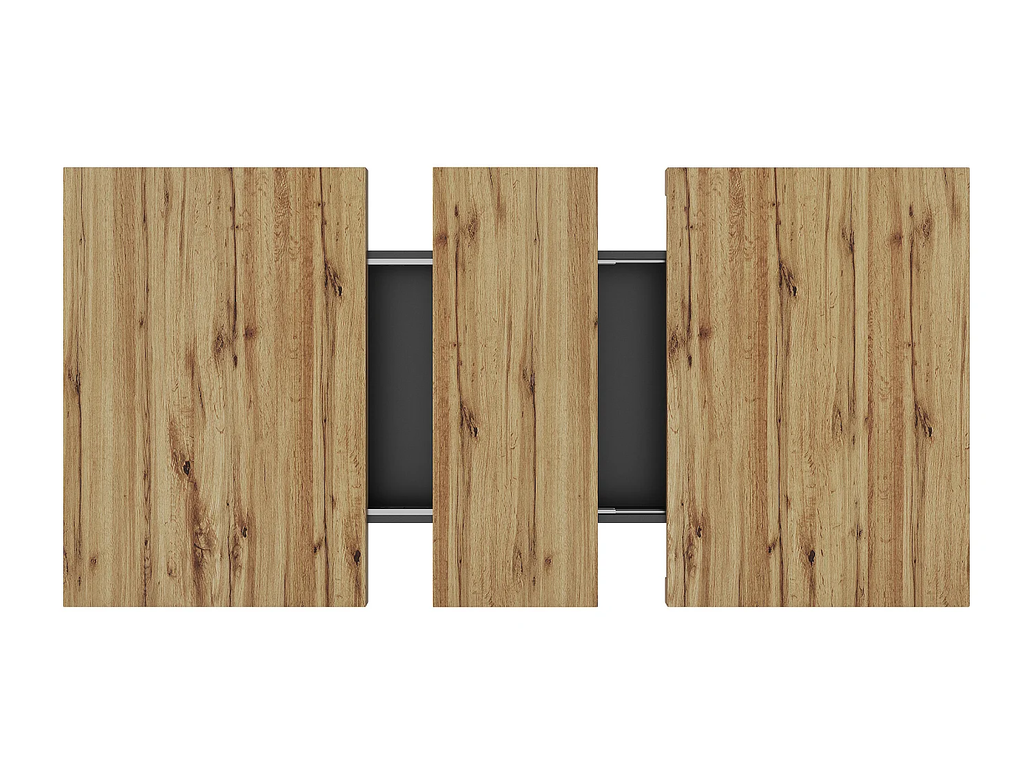 Table à manger extensible 2 portes - Table à manger pliable à carreaux - noire - pour la cuisine et le salon