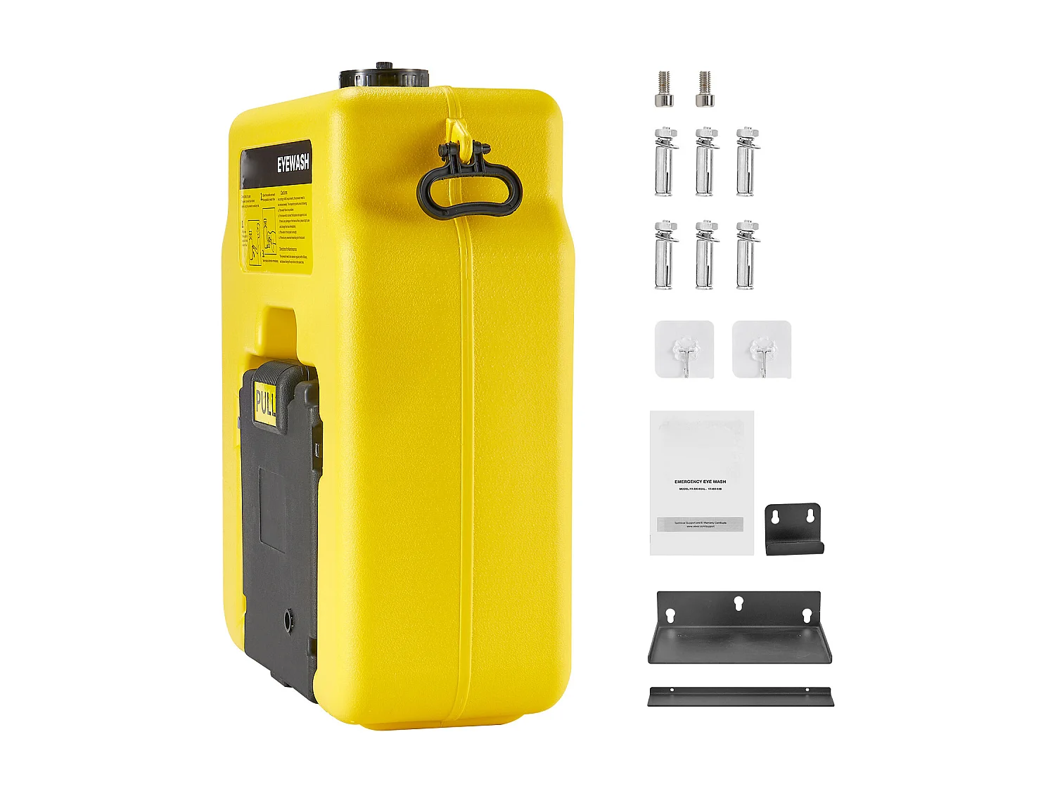 Station de Lavage SucceBuy Oculaire 53 L, Station de Lavage Oculaire Conforme à Norme OSHA pour Montage Mural ou Utilisation Autonome,Unité pour Écoles