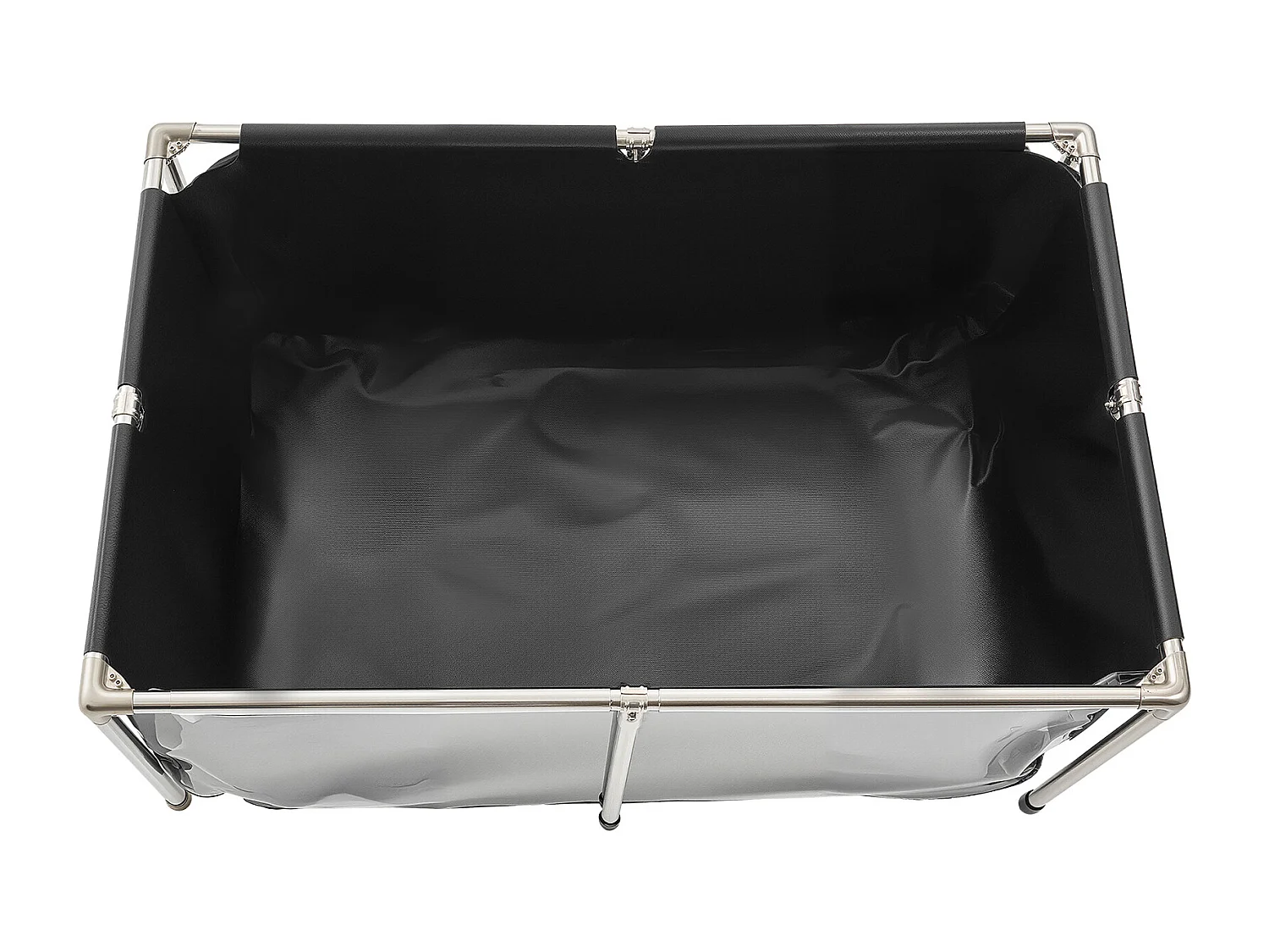 Estanque para Peces SucceBuy de Lona, Acuario 480 L, Acuario para Koi en PVC con Ventana de Observación, Acuario para Peces Dorados con Marco de Acero Inoxidable