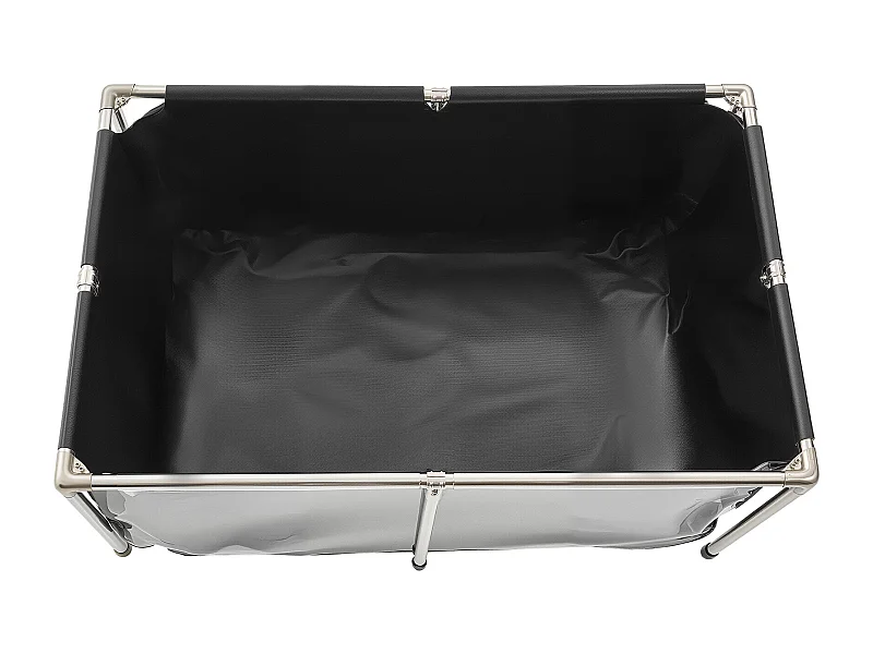 Estanque para Peces SucceBuy de Lona, Acuario 480 L, Acuario para Koi en PVC con Ventana de Observación, Acuario para Peces Dorados con Marco de Acero Inoxidable