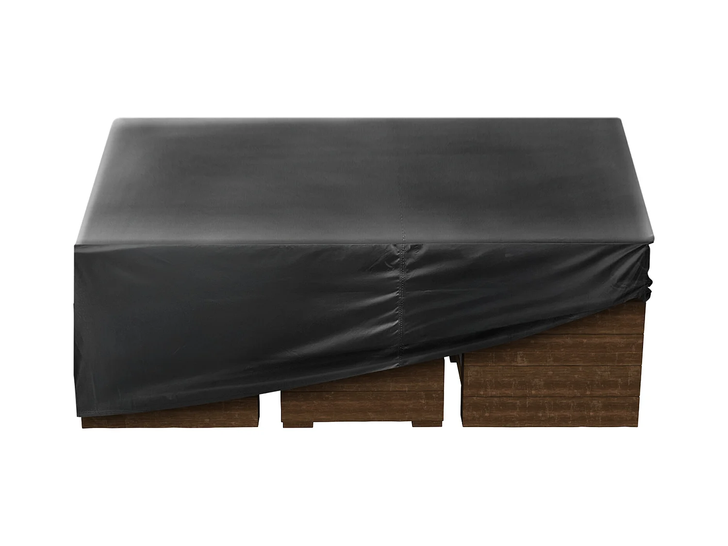 Housse de Meubles de Jardin SucceBuy, 239x239x71 cm, Bâche de Protection pour Mobiliers d’Extérieur en 420D Imperméable et Résistante, Toutes Saisons, Noir