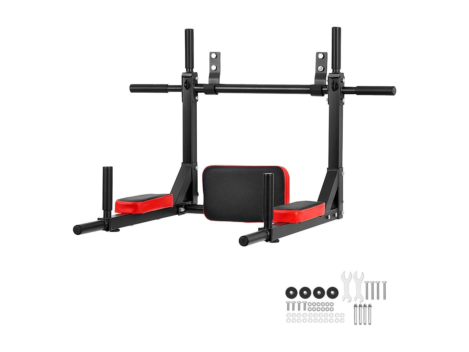 Barre de Traction SucceBuy, Barre de Fitness Murale, en Acier Robuste, Charge de 200 kg, Station d'Entraînement pour Tractions, pour Salle de Sport à Domicile