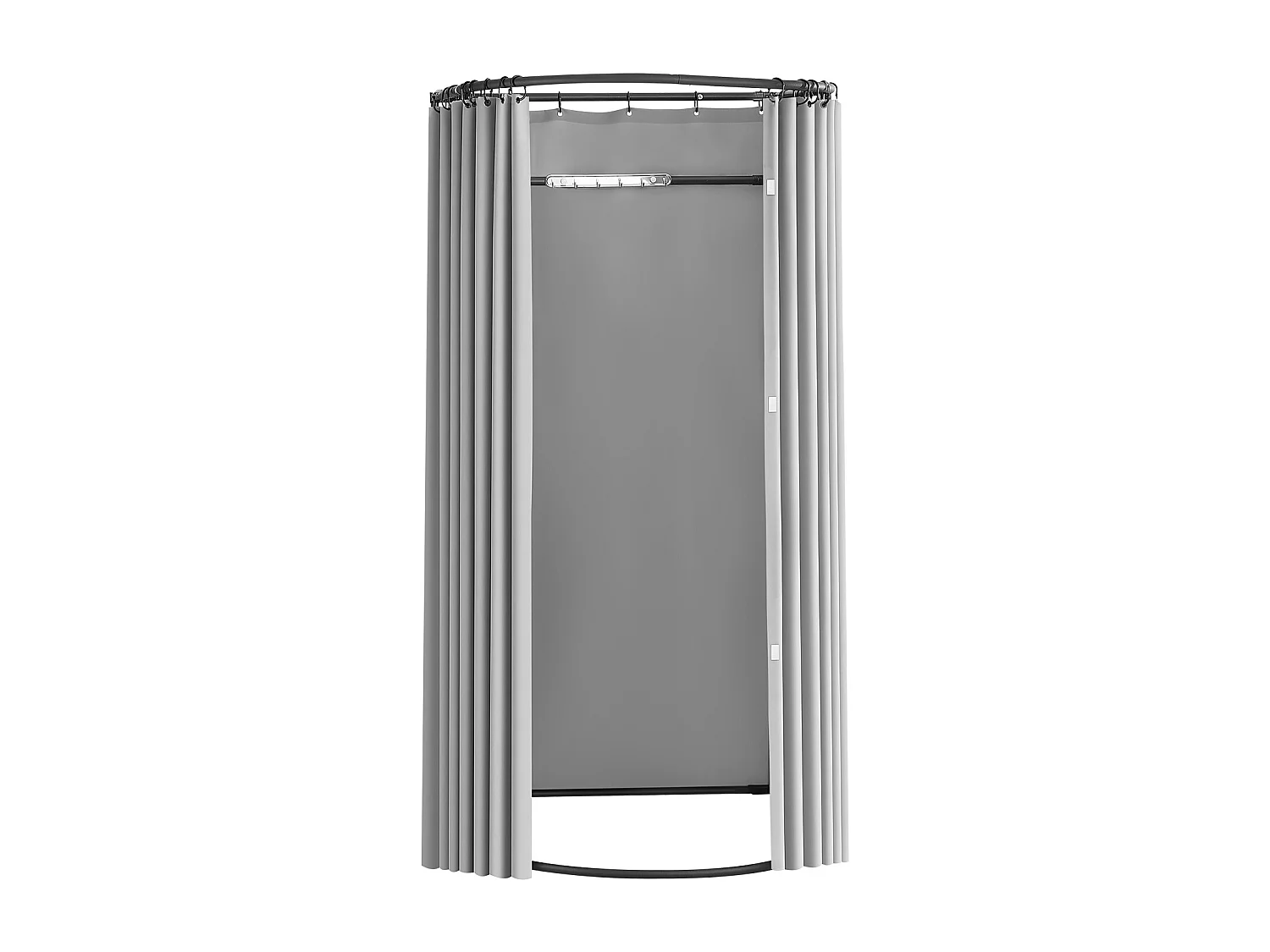 Cabina di Prova SucceBuy, 100x95x200 cm, Spogliatoio Portatile con Tende Spesse in Poliestere e Ganci, Spazio Privato per Negozi, Centri Commerciali