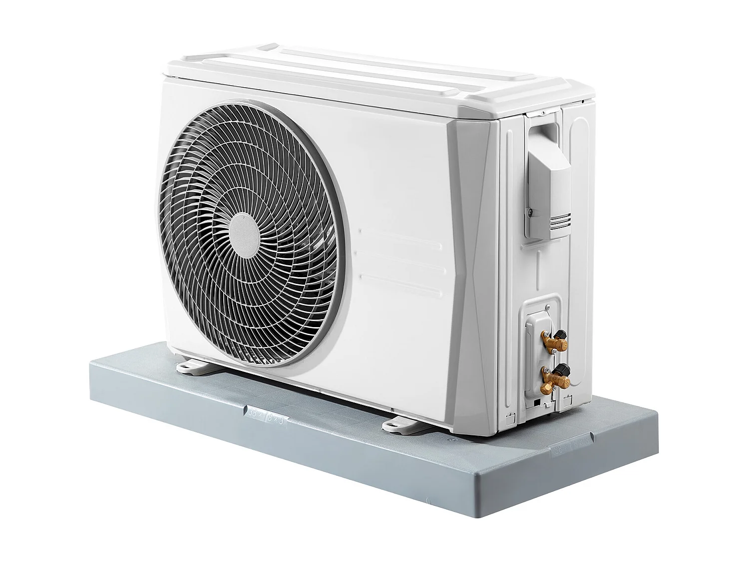 Base d'Amortissement pour Climatiseurs SucceBuy, Split 9000-36000 BTU, Charge Maximale 181 kg, Conception Universelle, Réduction du Bruit Vibration