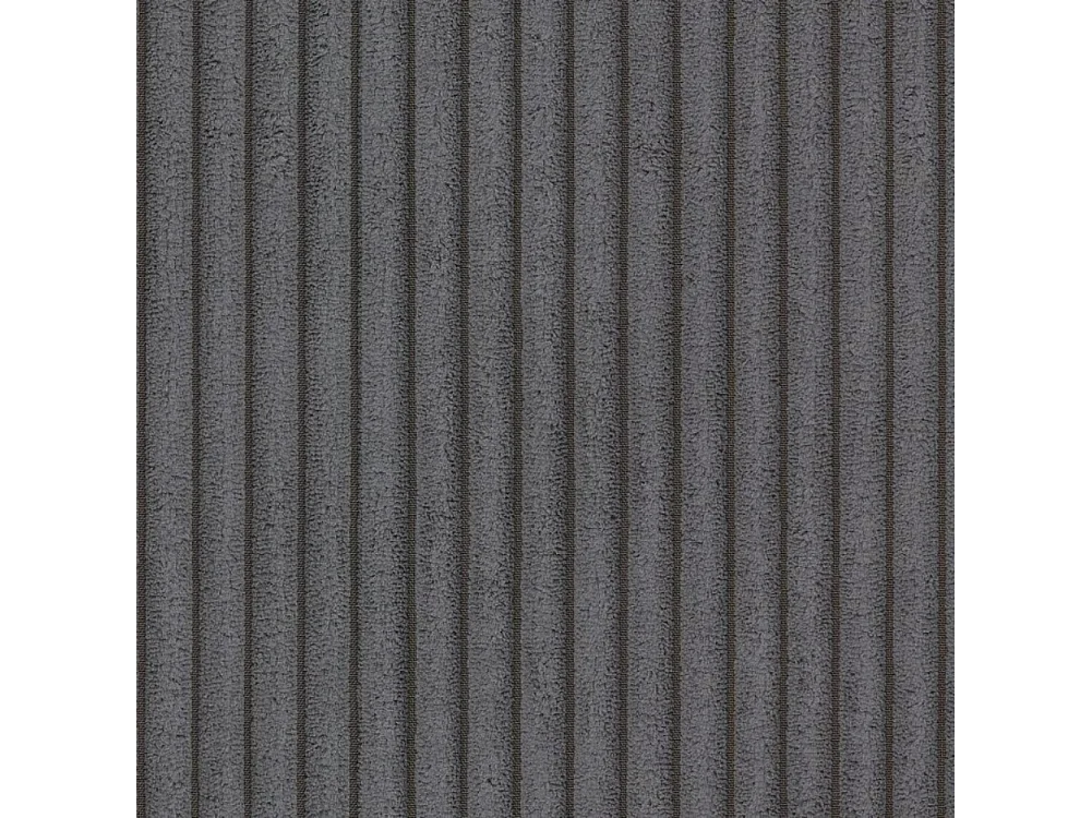 Emma - Sofa mit Schlaffunktion und Bettkasten in Grau Cord-Stoff schöner Sitzkomfort