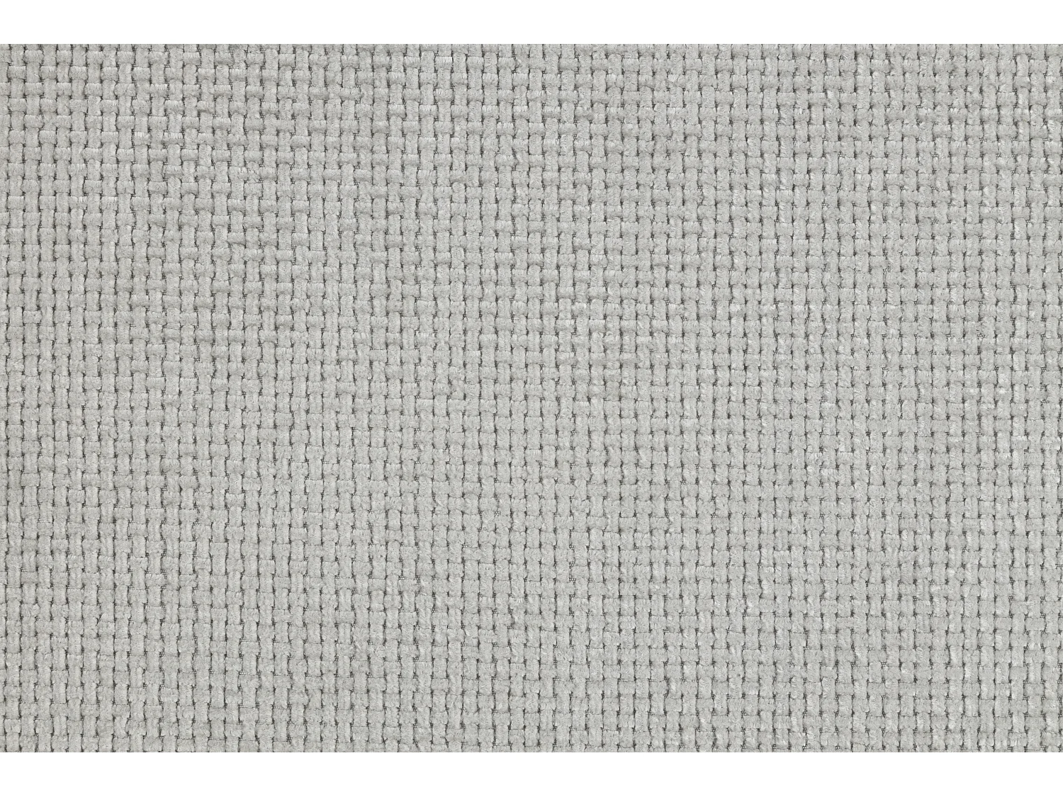 Arvid - Sofa 3 sitzer mit Braun Holzfüßen im skandinavischen Stil aus Hellgrau Chenille-Stoff