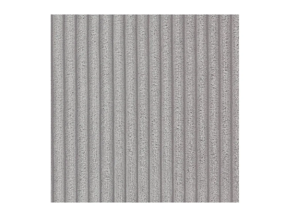 Ensemble de sièges moderne 3+2+1 en velours côtelé gris clair avec assise confortable THORA