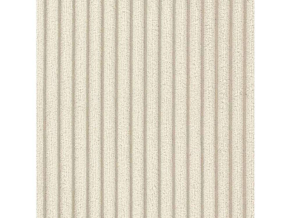 Jasper - Sofa 3 sitzer mit Braun Holzfüßen im skandinavischen Stil aus Beige Cord-Stoff