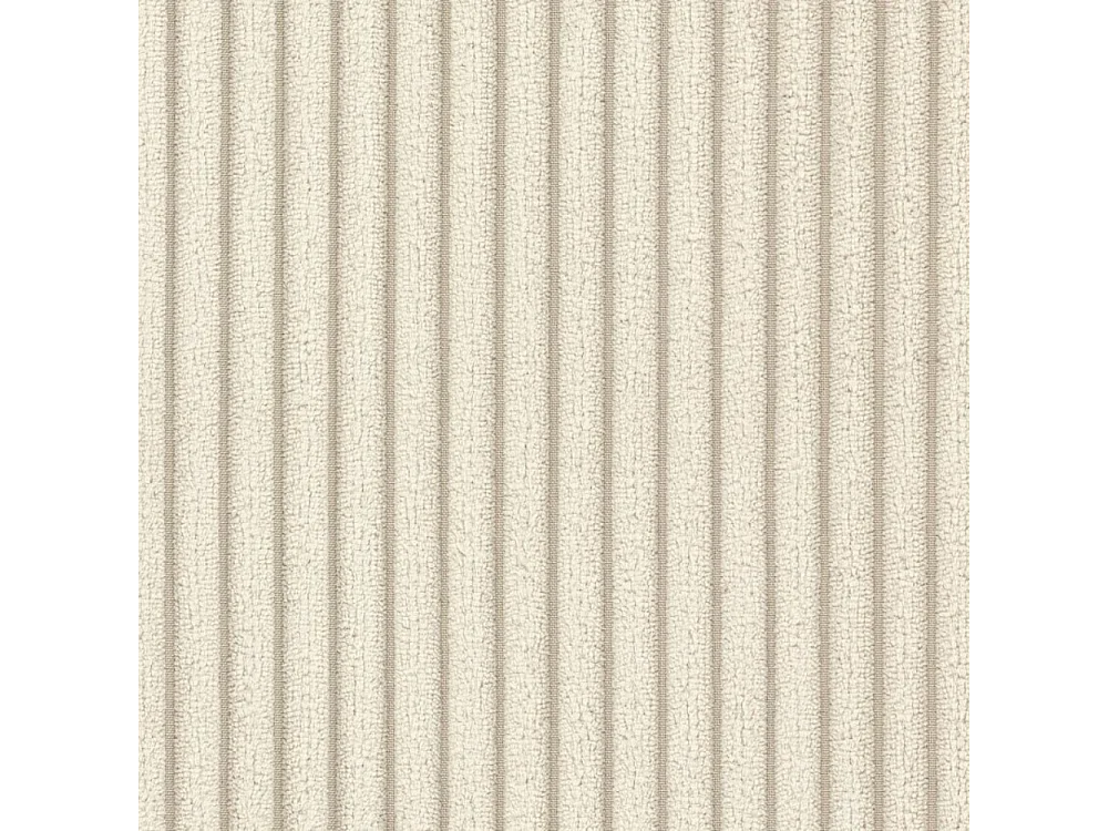 Jasper - Sofa 3 sitzer mit Braun Holzfüßen im skandinavischen Stil aus Beige Cord-Stoff