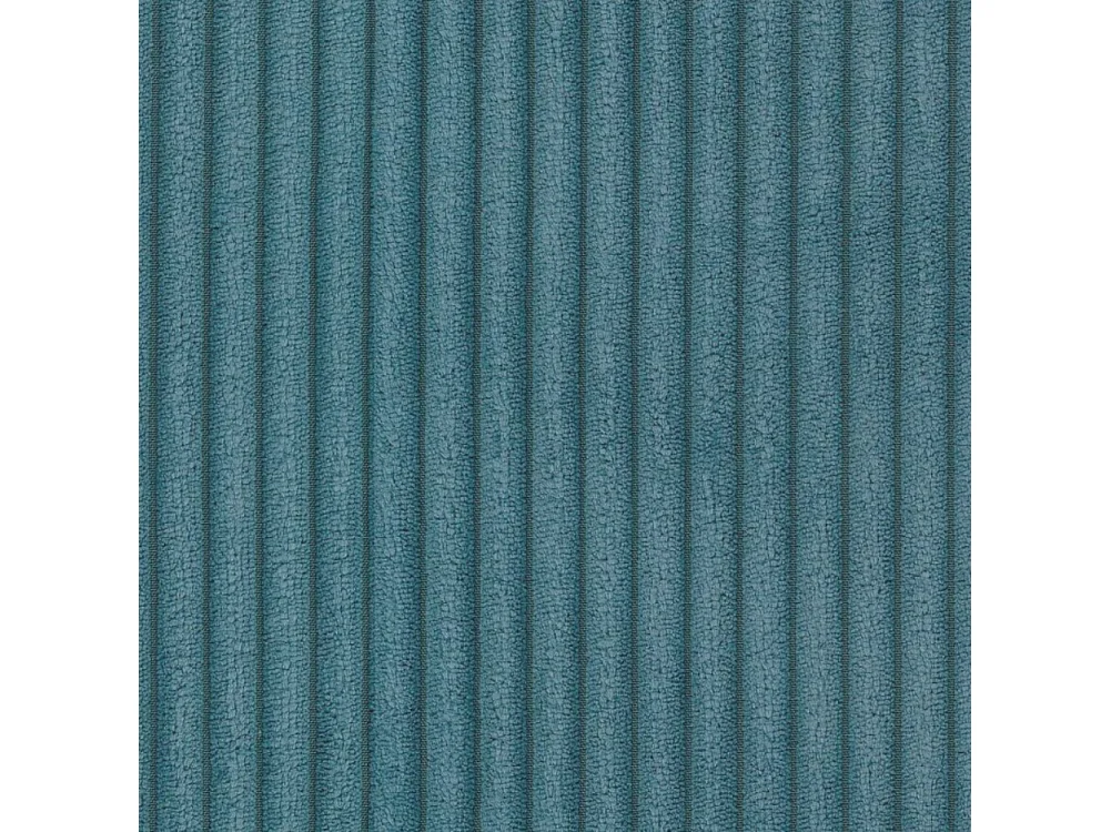 Emma - Sofa mit Schlaffunktion und Bettkasten in Türkis Cord-Stoff schöner Sitzkomfort