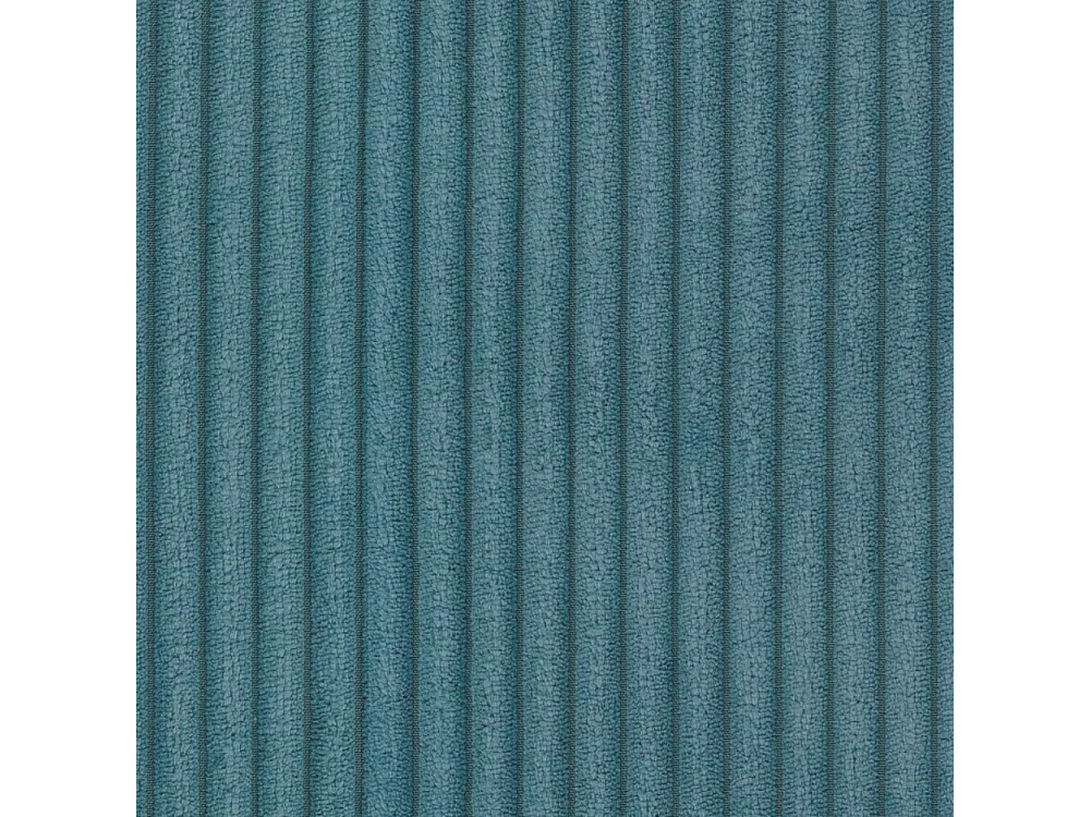 Emma - Wohnlandschaft mit Schlaffunktion und Bettkasten in Türkis Cord-Stoff schöner Sitzkomfort