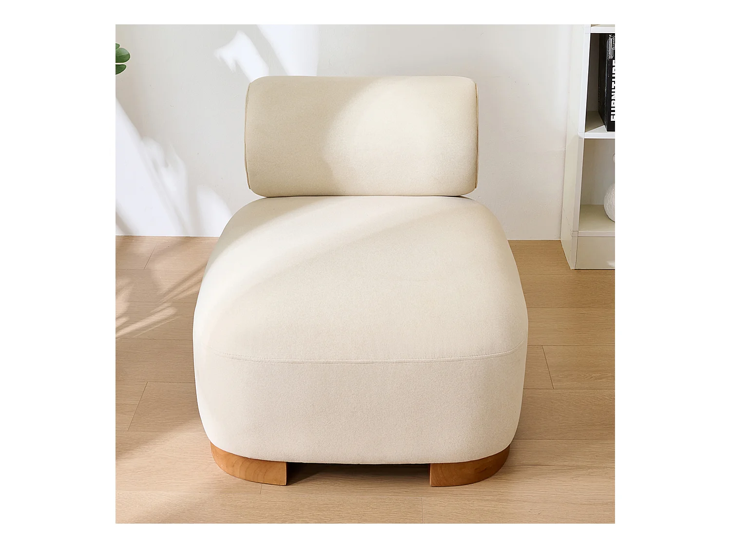 Chaise avec trou pour chat - convient aux animaux - matériau résistant aux rayures - beige