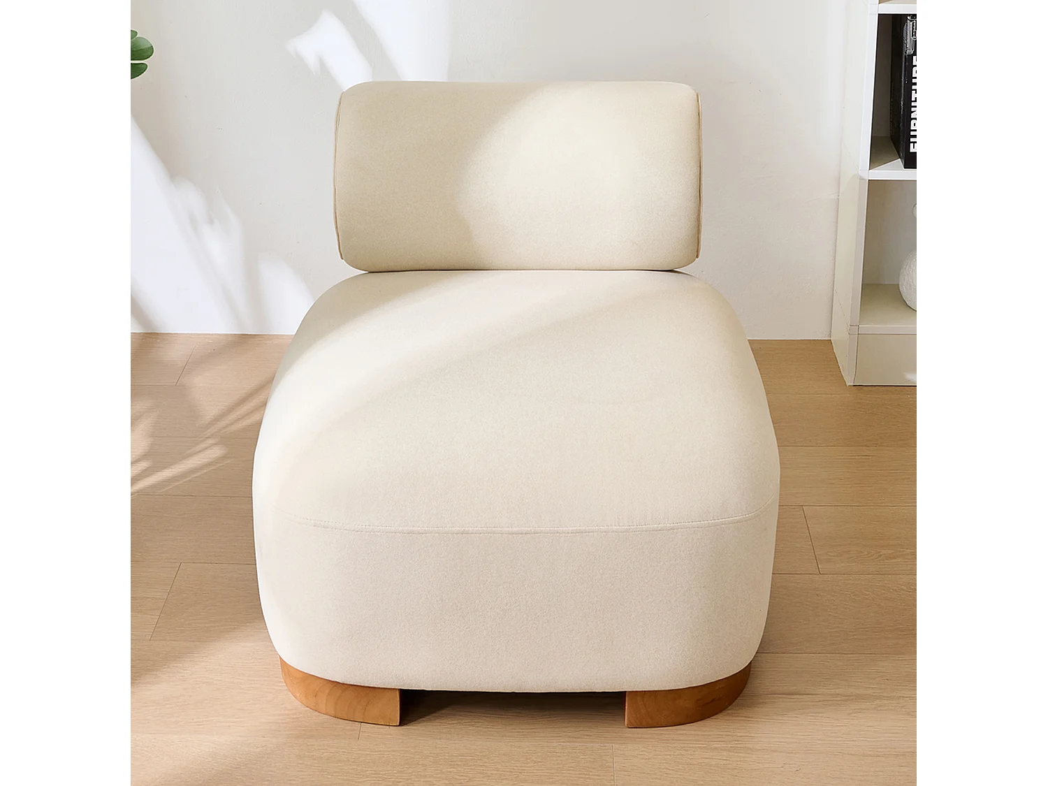 Chaise avec trou pour chat - convient aux animaux - matériau résistant aux rayures - beige