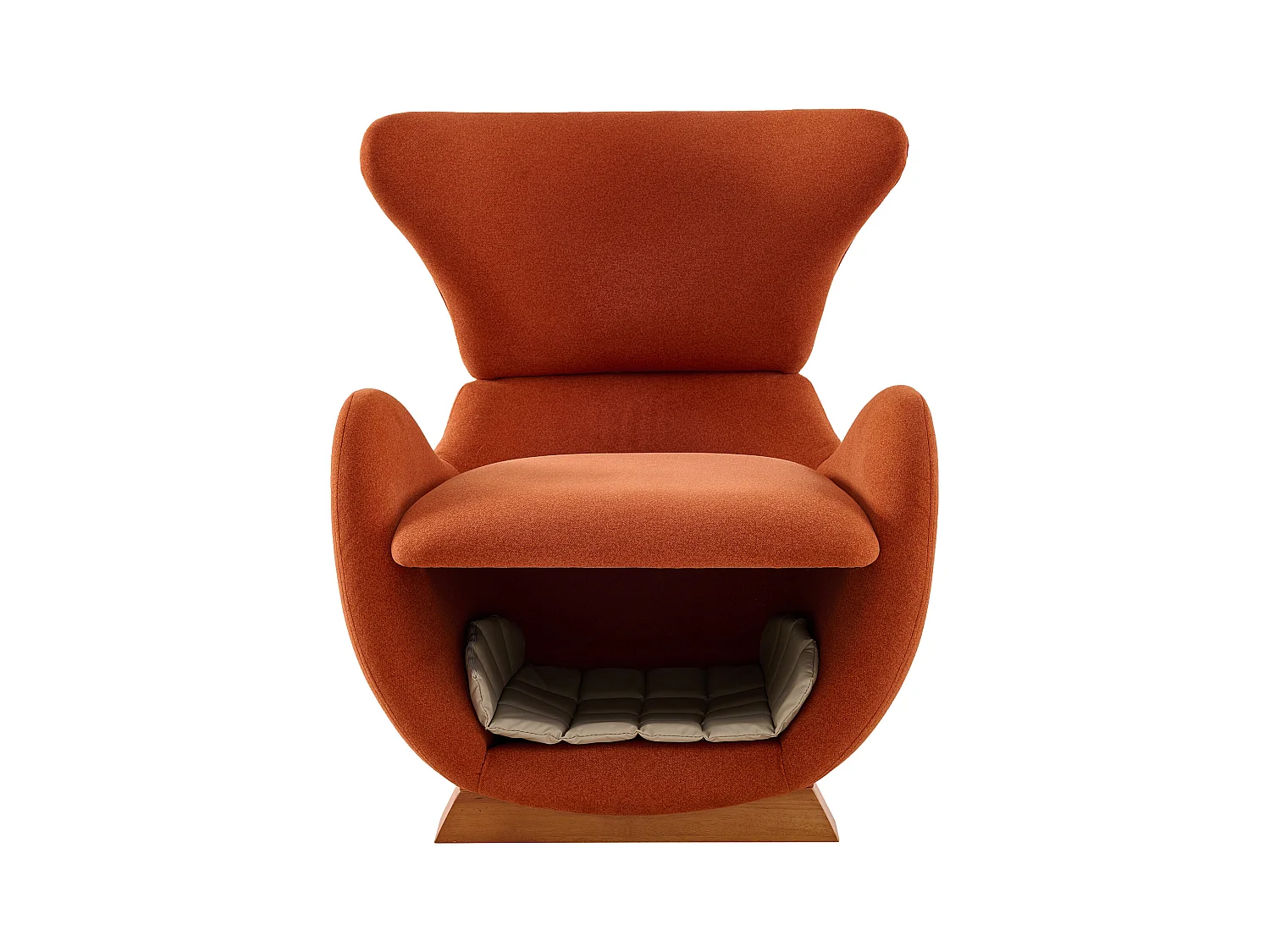 Fauteuil en forme de requin-baleine - adapté aux animaux - tissu résistant aux rayures - rouge