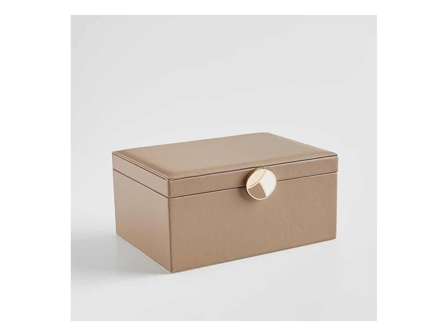 Schmuckkästchen Massie 12 x 19 x 26 Dunkelbeige