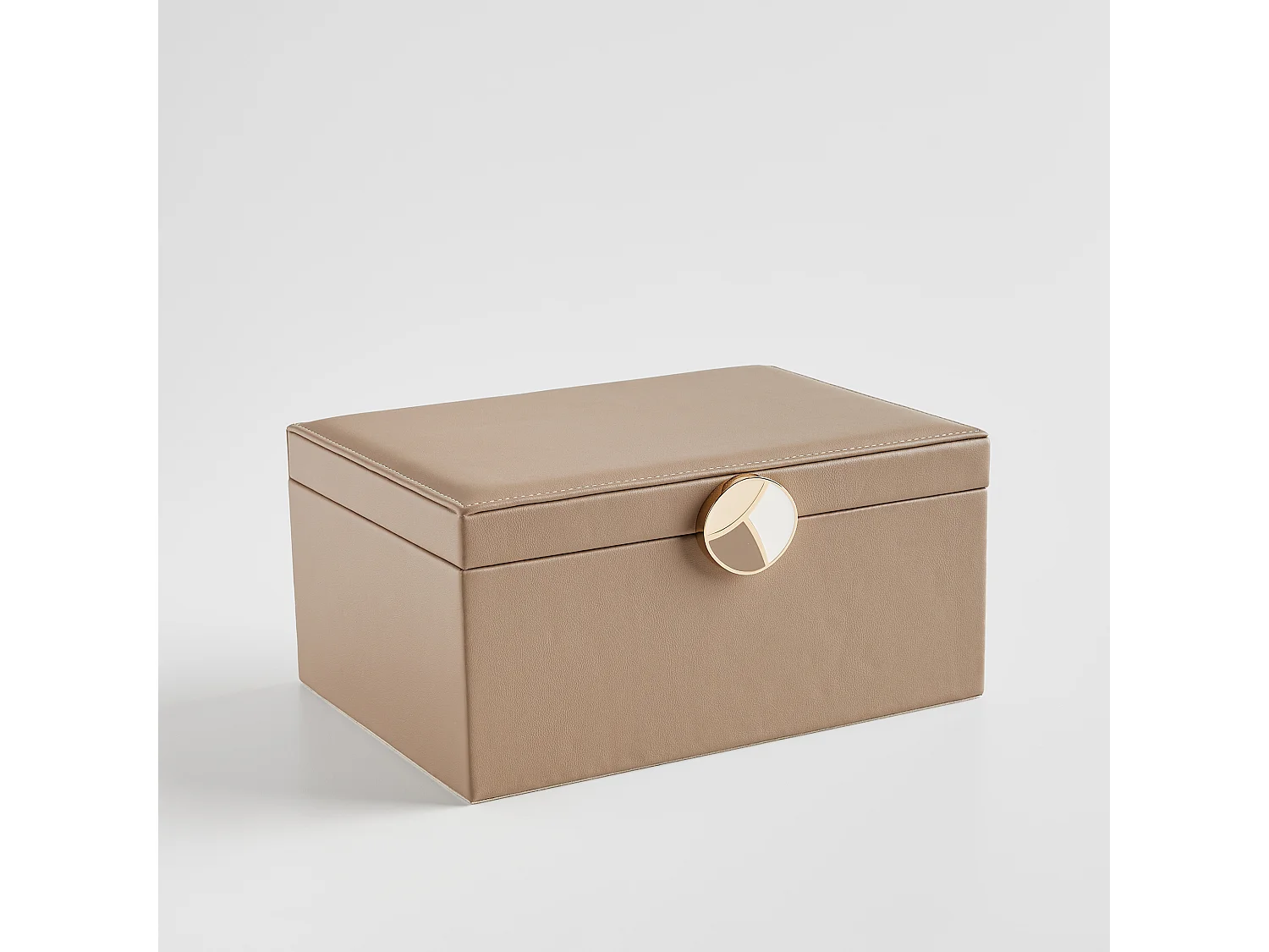 Schmuckkästchen Massie 12 x 19 x 26 Dunkelbeige