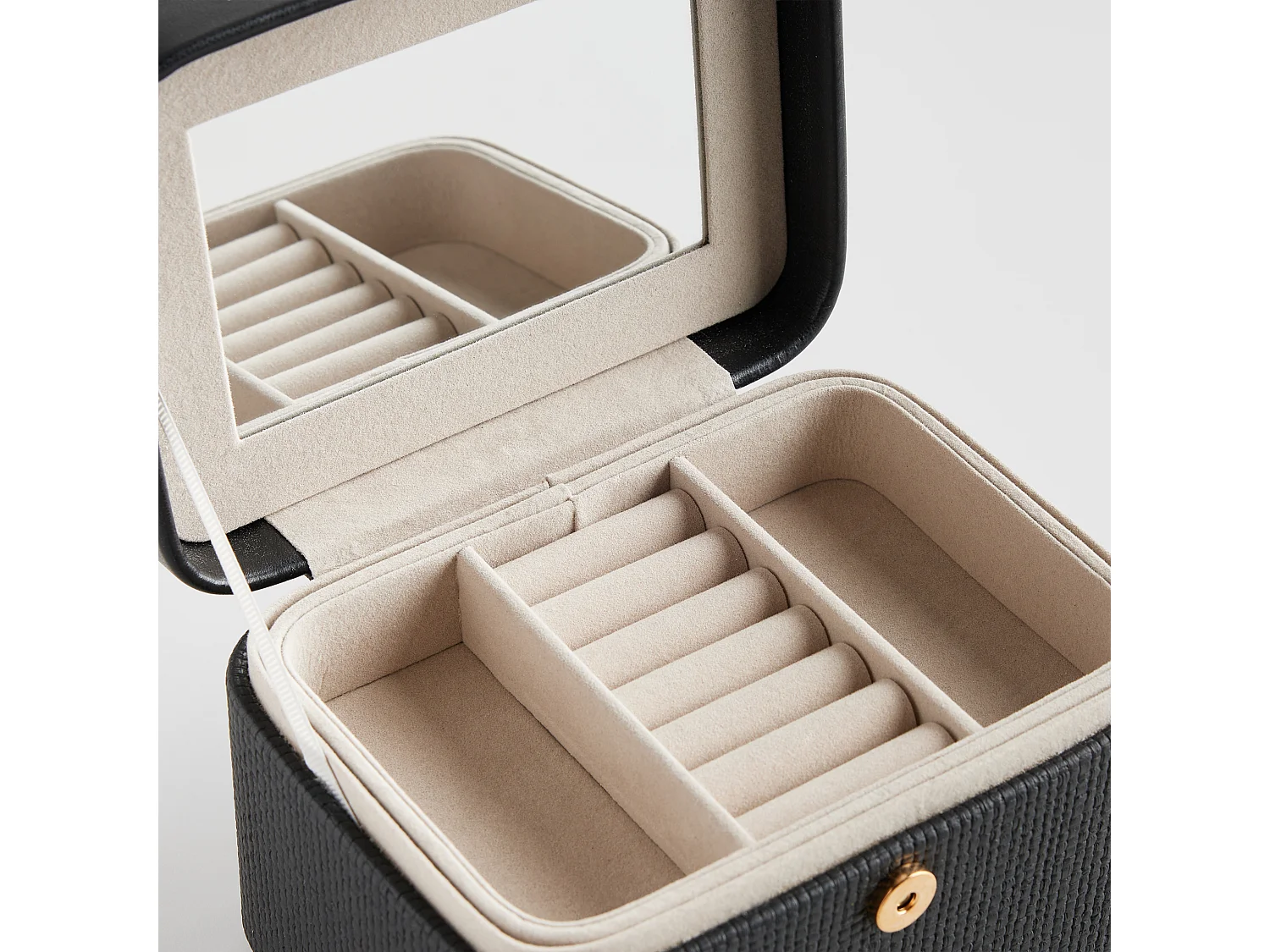 Schmuckkästchen Bertie mittelschwarz 10.5 x 17 x 12.5