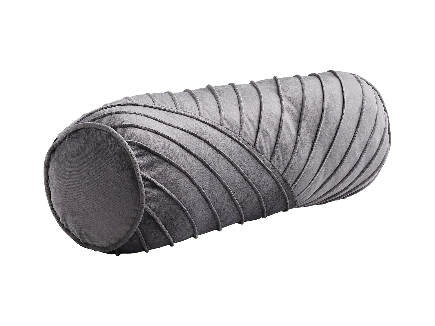 Coussin Cylindrique Décoratif Lisare Gris Foncé 56 x 16