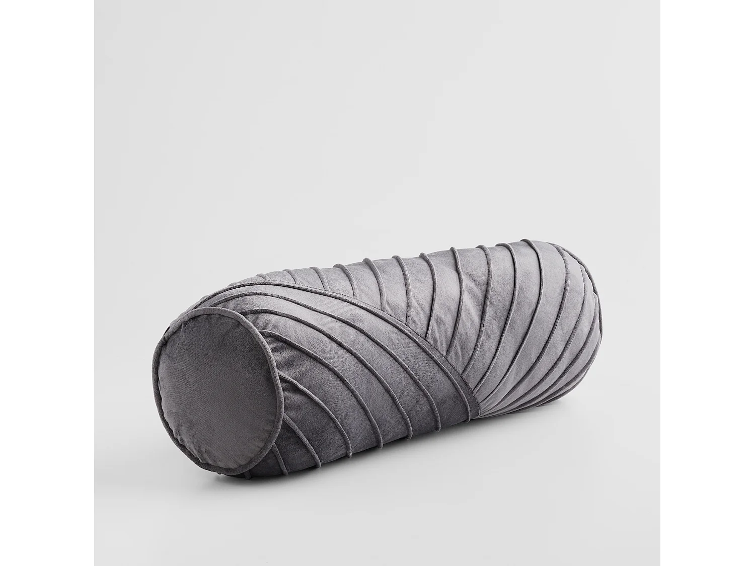 Coussin Cylindrique Décoratif Lisare Gris Foncé 56 x 16