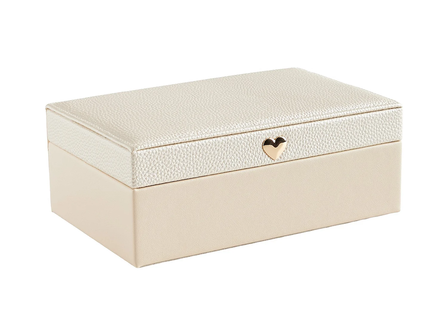 Boîte À Bijoux Heart Beige Clair 9 x 23 x 14.7