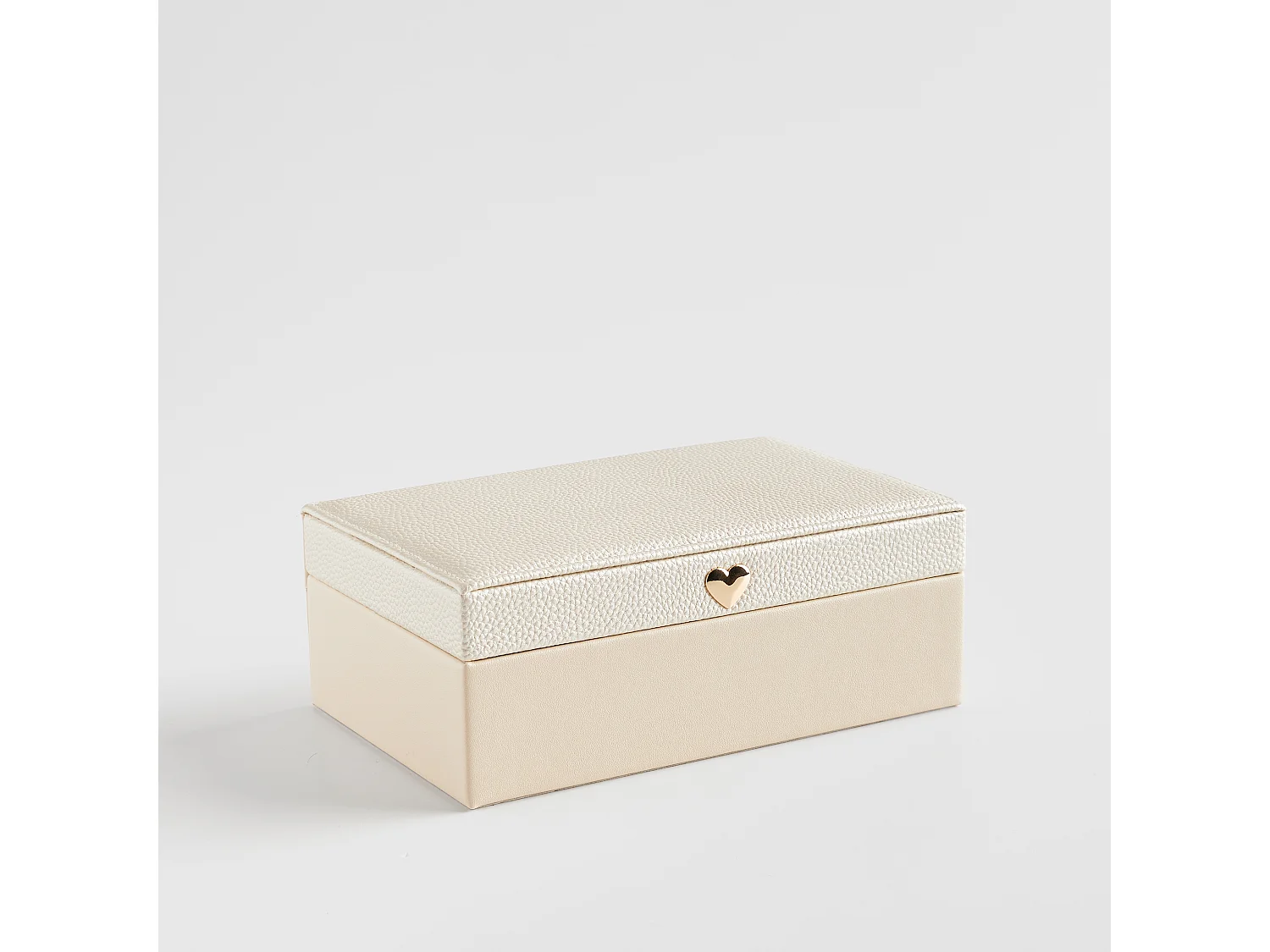Boîte À Bijoux Heart Beige Clair 9 x 23 x 14.7