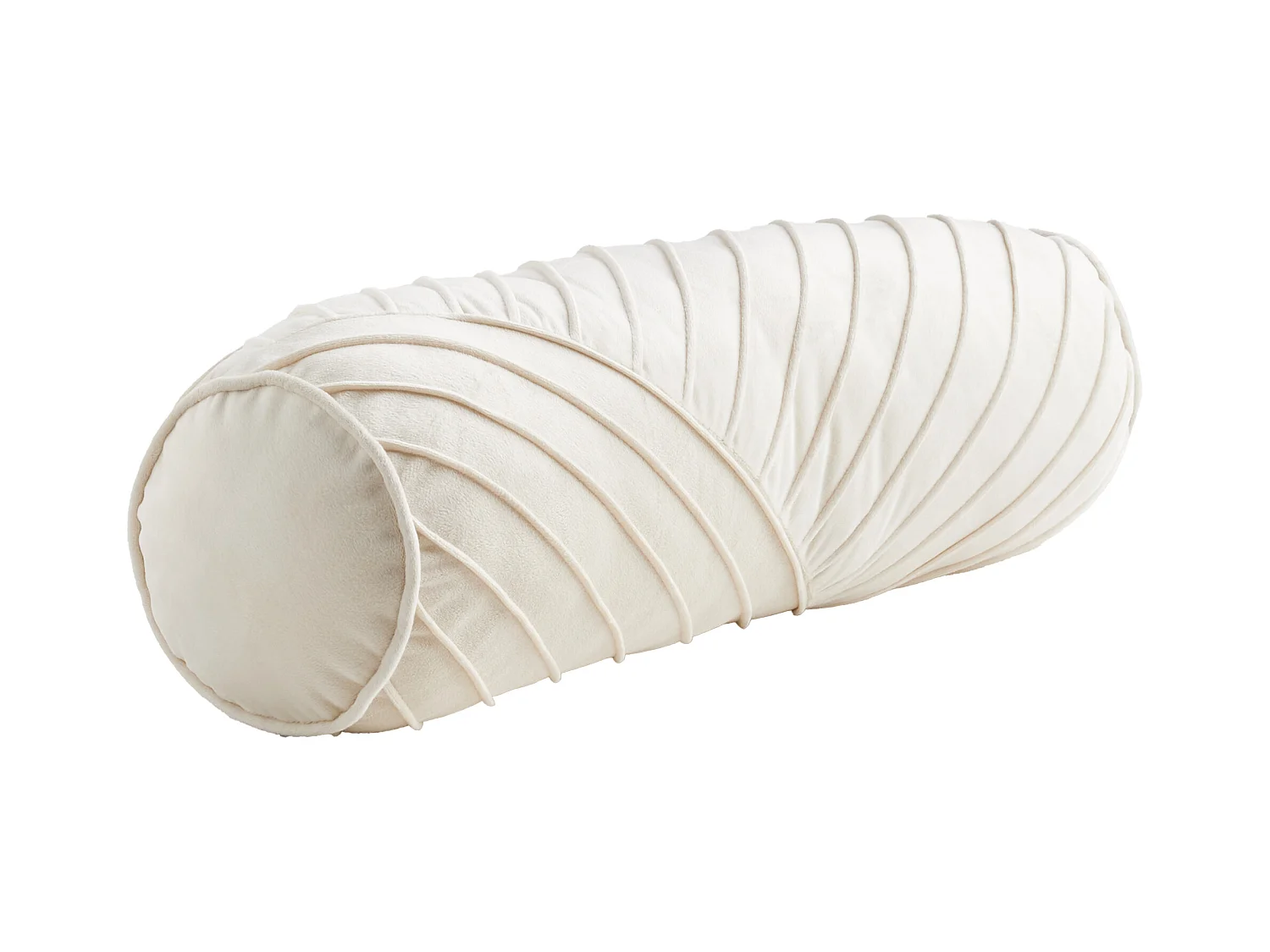 Deko-Rollenkissen Lisare Mittel Ecru 56x16