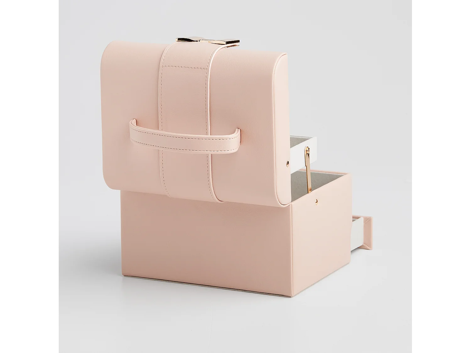 Boîte À Bijoux Margetis rose pâle 13.5 x 15.8 x 20.3