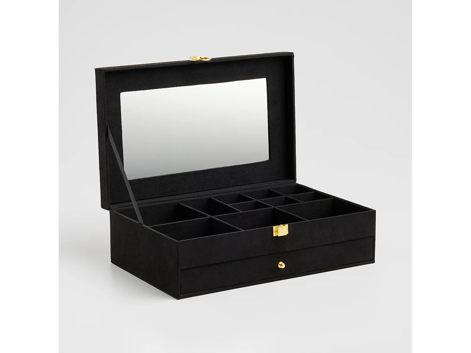 Boîte À Bijoux Pranchetoni Noir Clair 10.5 x 32 x 20